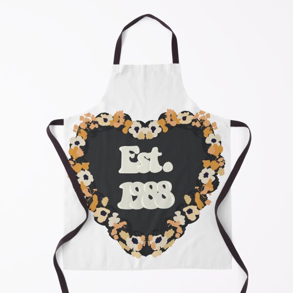Item preview, Est. 1988 Love Heart Birthday Cake designed and sold by FreeOrca.