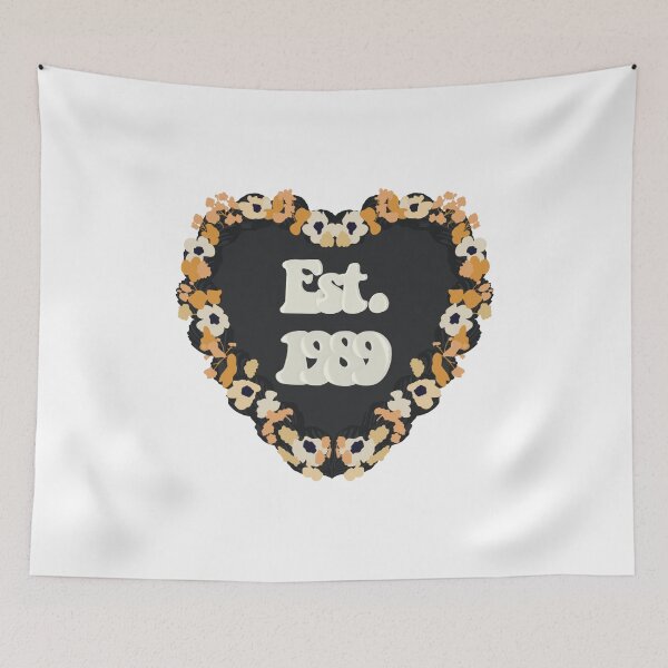 Item preview, Est. 1989 Love Heart Birthday Cake designed and sold by FreeOrca.