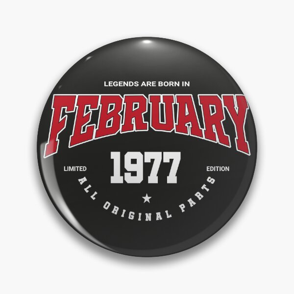 Item preview, February legends 1977 designed and sold by HB Shirts.