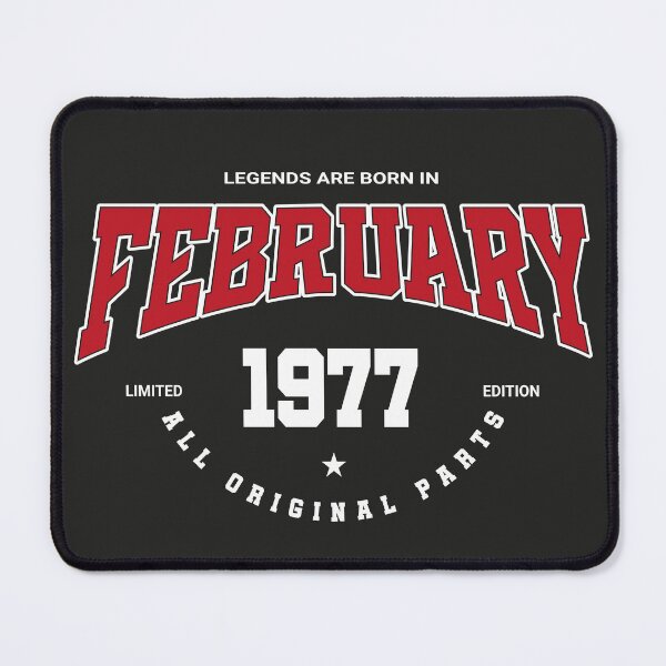 Item preview, February legends 1977 designed and sold by HB Shirts.