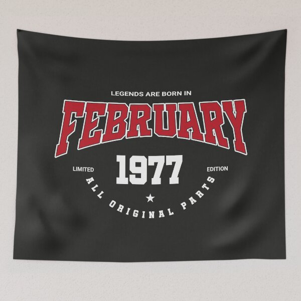 Item preview, February legends 1977 designed and sold by HB Shirts.