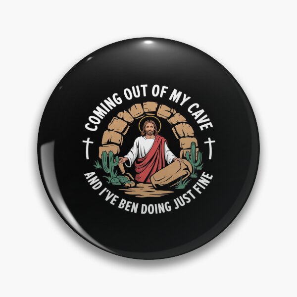 Item preview, Jesus Coming Out Of My Cave And I've Been Doing Just Fine421 designed and sold by FadeOfThrone.