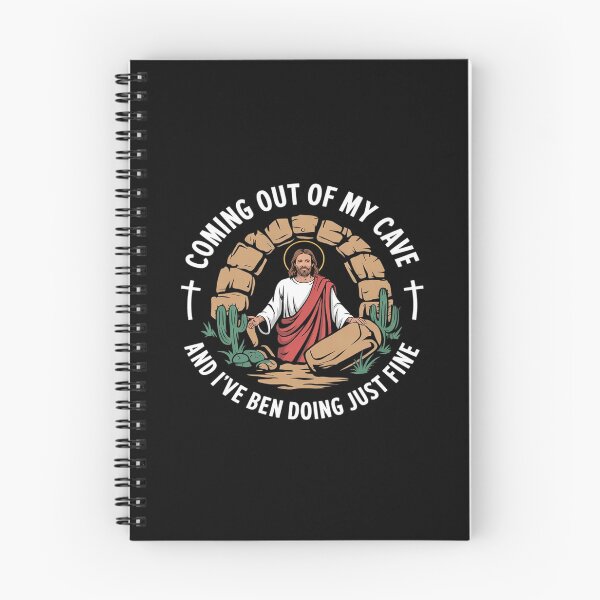 Item preview, Jesus Coming Out Of My Cave And I've Been Doing Just Fine421 designed and sold by FadeOfThrone.