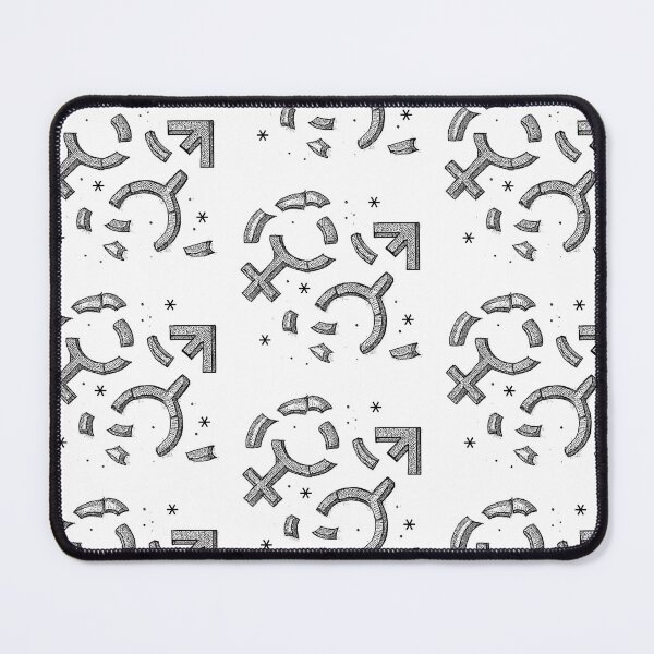 Item preview, Shattered Binary: Broken Gender Symbols designed and sold by kreature56.