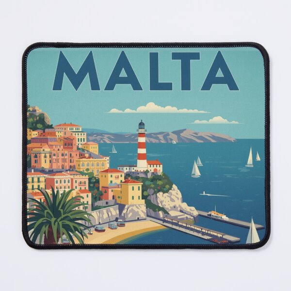 Item preview, Malta Travel Poster designed and sold by CaliforniaDi.