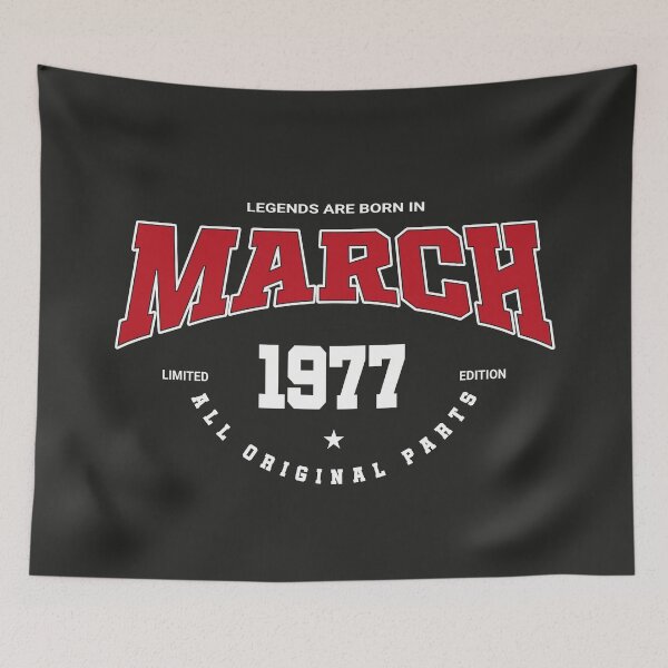 Item preview, March legends 1977 designed and sold by HB Shirts.