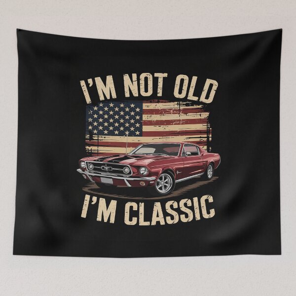 Item preview, I'm Not Old Dad Father's Day Car designed and sold by AquaKiev.