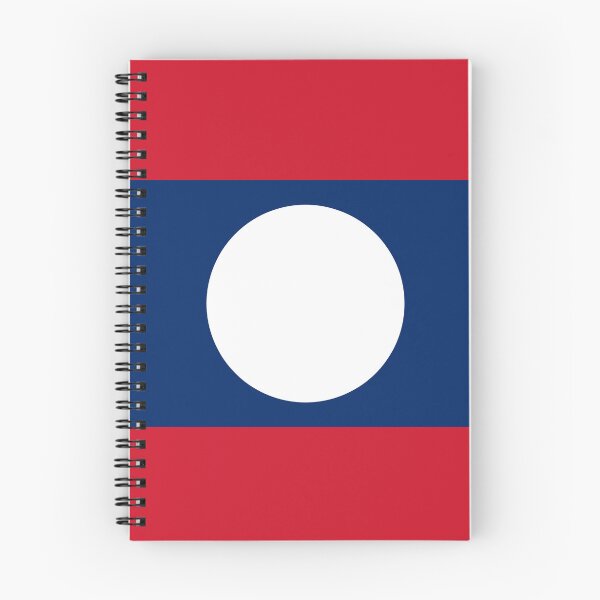 Item preview, Laos National Flag Clean Design designed and sold by NTGUILTY.