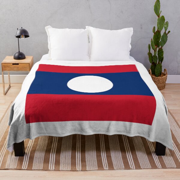 Item preview, Laos National Flag Clean Design designed and sold by NTGUILTY.