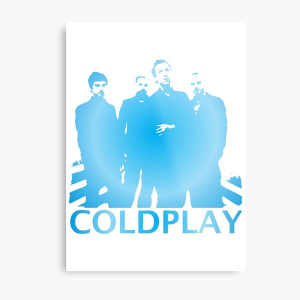Cold Play Merchandise Metal Print