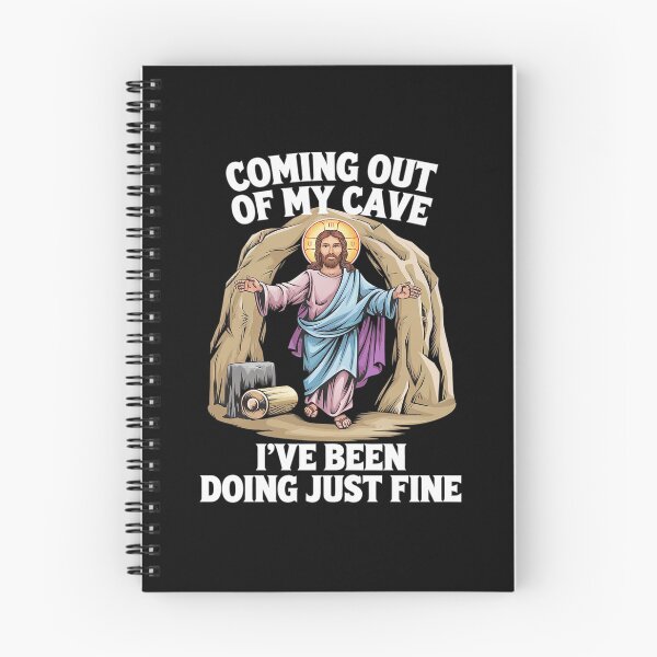 Item preview, Jesus Coming Out Of My Cave And I've Been Doing Just Fine431 designed and sold by MarryIsMonth.