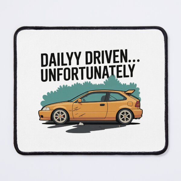Item preview, Daily Driven Unfortunately Car Meme designed and sold by MonkiFlipp.