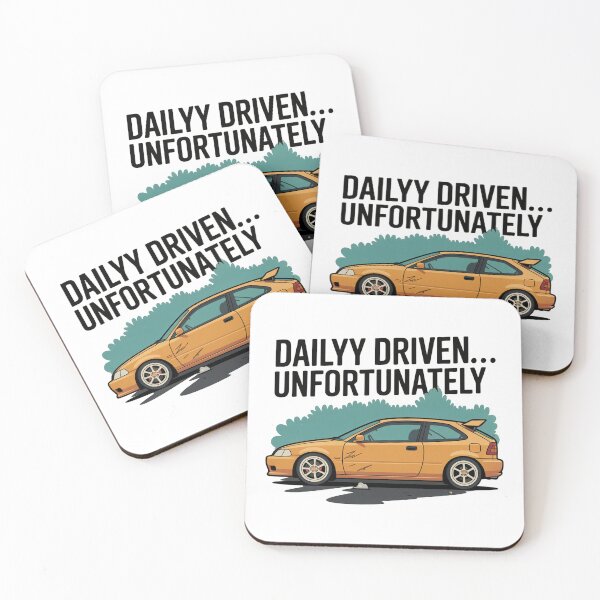 Item preview, Daily Driven Unfortunately Car Meme designed and sold by MonkiFlipp.