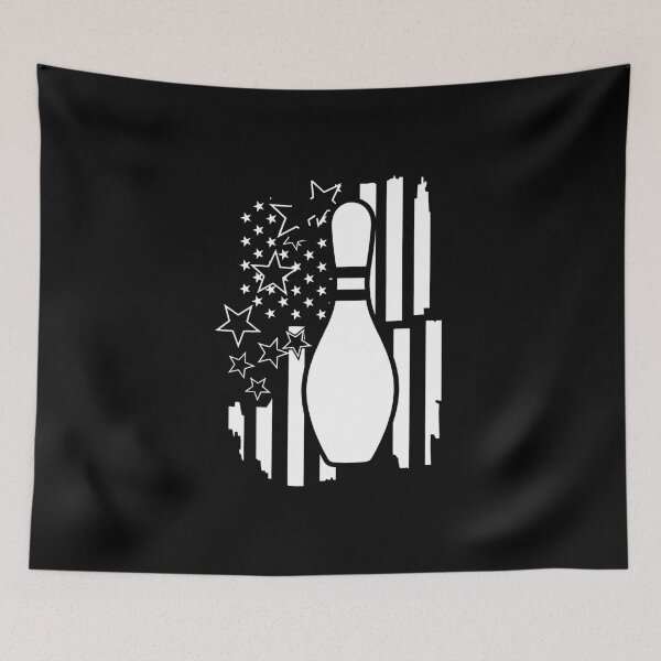 Item preview, Patriotic Bowling Pin Flag designed and sold by Nocturnal-Vines.