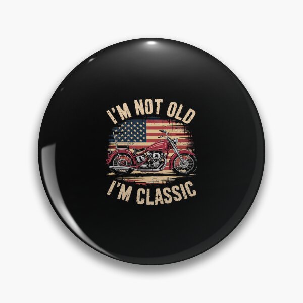 Item preview, I'm Not Old I'm Motorcycle Men Dad Biker  designed and sold by SyntaxClaw.