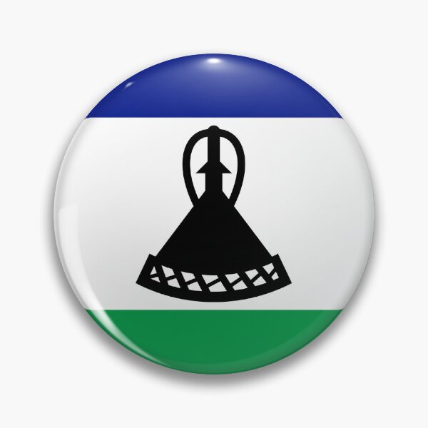 Item preview, Lesotho National Flag Clean Design designed and sold by NTGUILTY.