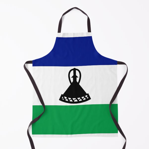 Item preview, Lesotho National Flag Clean Design designed and sold by NTGUILTY.