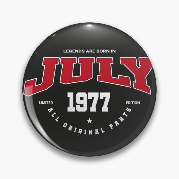 Item preview, July legends 1977 designed and sold by HB Shirts.