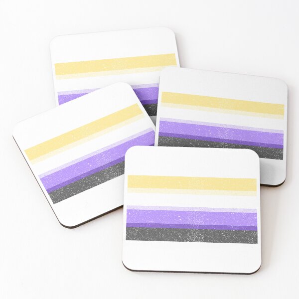 Item preview, Distressed Non-Binary Pride Flag designed and sold by kreature56.