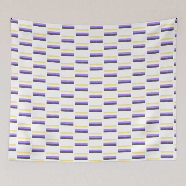 Item preview, Distressed Non-Binary Pride Flag designed and sold by kreature56.