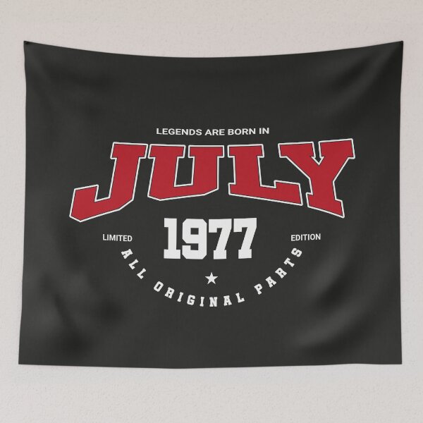 Item preview, July legends 1977 designed and sold by HB Shirts.