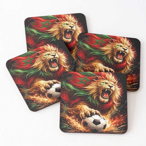 Item preview, Atlas Lion – Moroccan Football Power designed and sold by NEWDESINGS12.