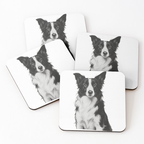Item preview, Black And White Dog Cartoon Puppy – Cute Dog Illustration designed and sold by Uglyandcute.