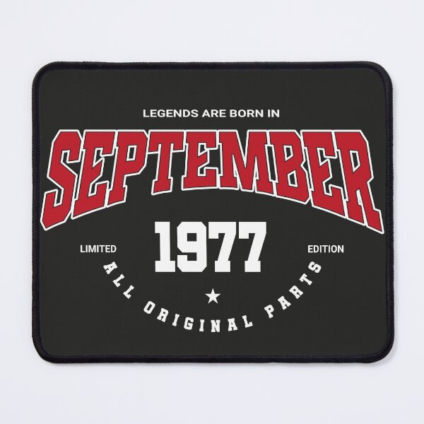 Item preview, September legends 1977 designed and sold by HB Shirts.