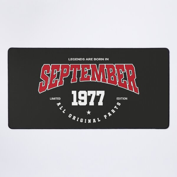 Item preview, September legends 1977 designed and sold by HB Shirts.