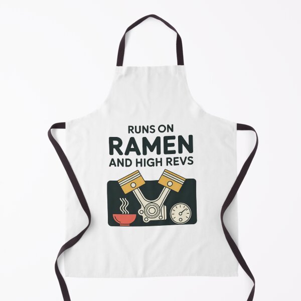 Item preview, Runs on Ramen and High Revs designed and sold by MonkiFlipp.