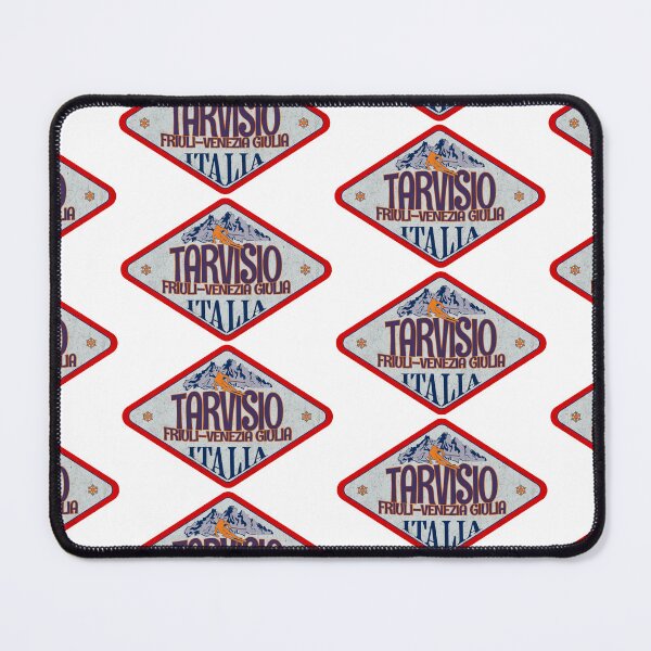 Item preview, Tarvisio, Friuli-Venezia Giulia, Udine, Italy, Italia, Vintage skiing badge design designed and sold by Wanderful-roads.
