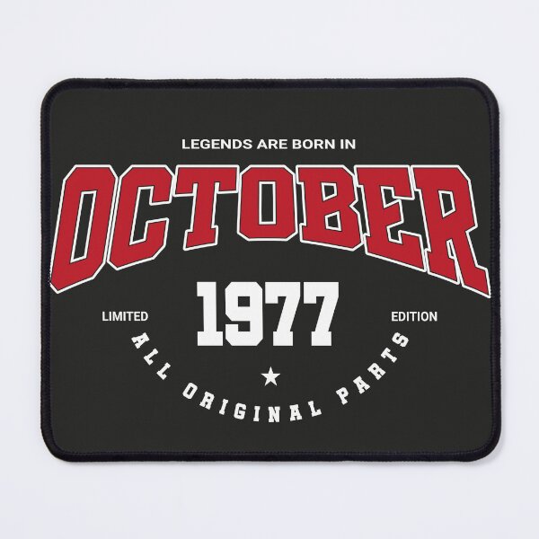 Item preview, October legends 1977 designed and sold by HB Shirts.