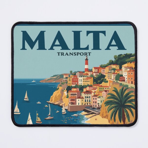 Item preview, Malta Travel Poster designed and sold by CaliforniaDi.