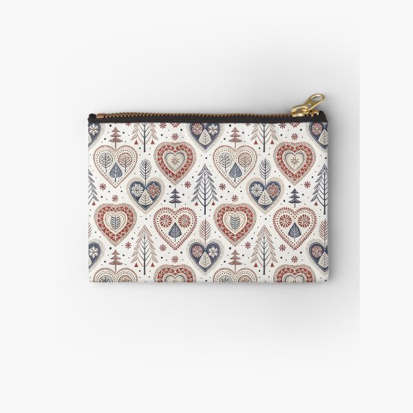 Item preview, Nordic Folk Hearts | Cozy Scandinavian Art designed and sold by Shuga-Design.