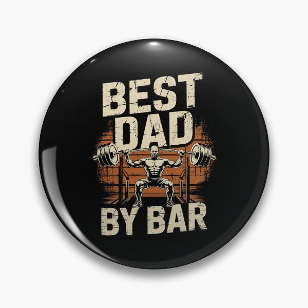 Item preview, Best Dad By Bar for Gym Workout Dads for Fathers Day  designed and sold by MarryIsMonth.