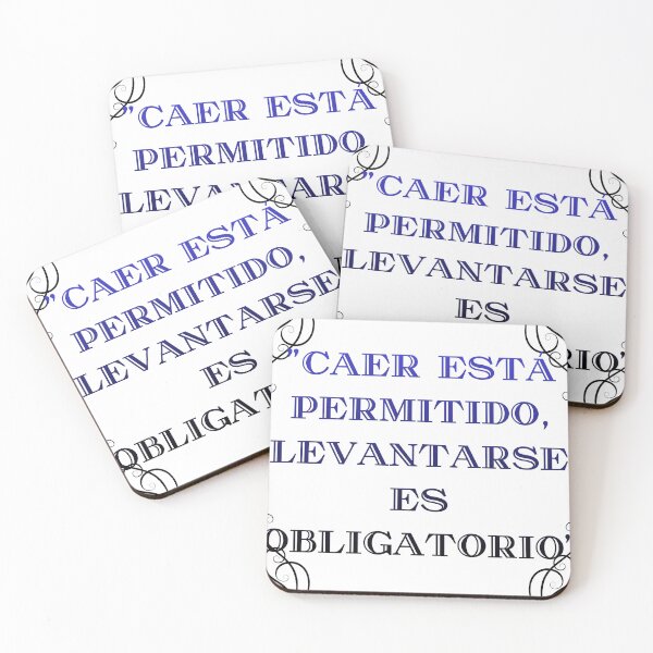 Item preview, Falling is allowed, getting up is mandatory – Elegant motivational phrase designed and sold by Golazos.