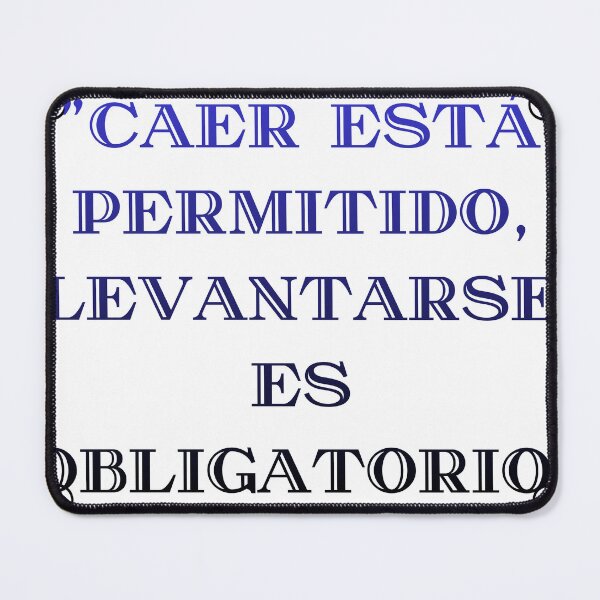 Item preview, Falling is allowed, getting up is mandatory – Elegant motivational phrase designed and sold by Golazos.