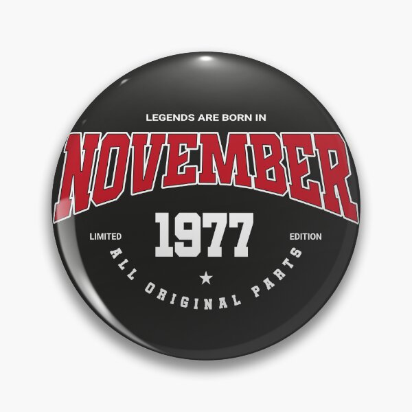 Item preview, November legends 1977 designed and sold by HB Shirts.