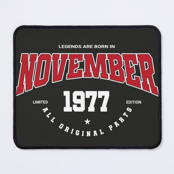 Item preview, November legends 1977 designed and sold by HB Shirts.