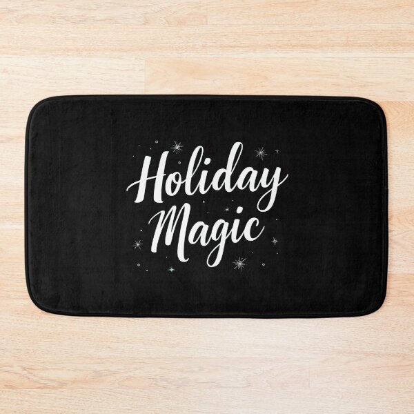 Item preview, Holiday Magic Festive Hand Lettered Quote | Christmas & Winter Vibes Design designed and sold by Graphic Therapist.