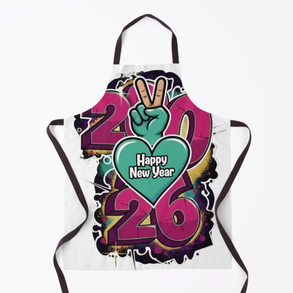 Item preview, Graffiti 2026 Peace and Love New Year t-shirts designed and sold by Kikaytv.com.