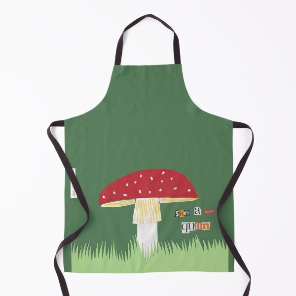 Item preview, Killer Queen toadstool fly agaric amanita muscaria poisonous mushroom collage designed and sold by Pretty-Nonsense.