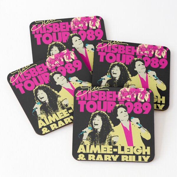 Item preview, Aimee Leigh And Baby Billy Still Misbehavin Tour 1989 Neon Poster Artwork designed and sold by bullnizomona.