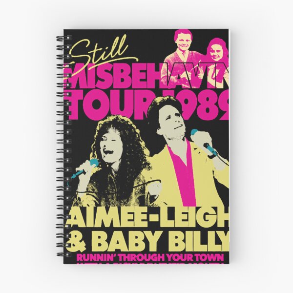 Item preview, Aimee Leigh And Baby Billy Still Misbehavin Tour 1989 Neon Poster Artwork designed and sold by bullnizomona.