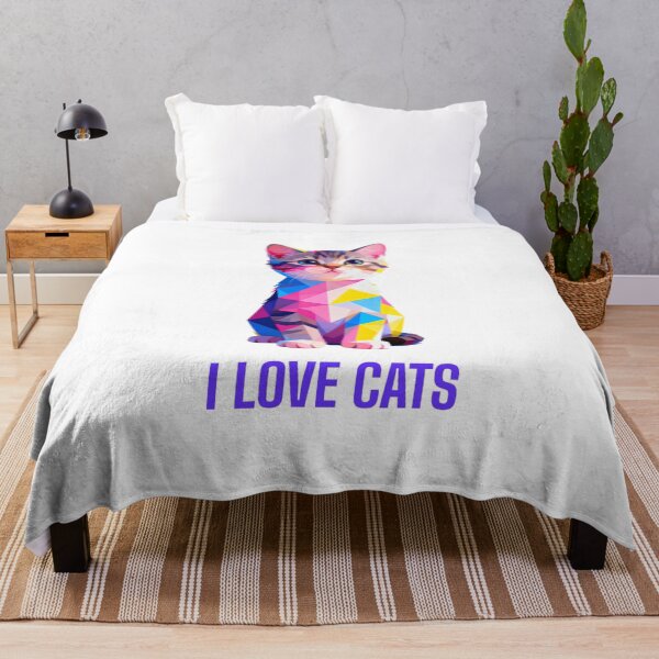 Item preview, I Love Cats – Cute Cat Lover Design for Cat Moms & Cat Dads designed and sold by TheNameCraftery.