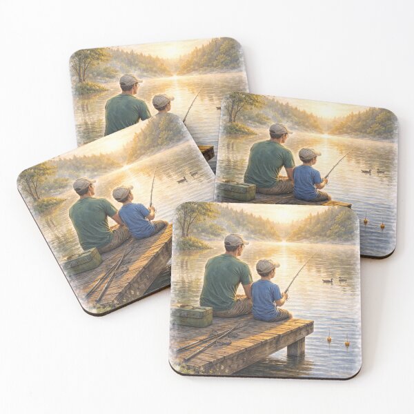 Item preview, Simple Moments – Sunset Fishing on the Dock designed and sold by MIArt Studio.