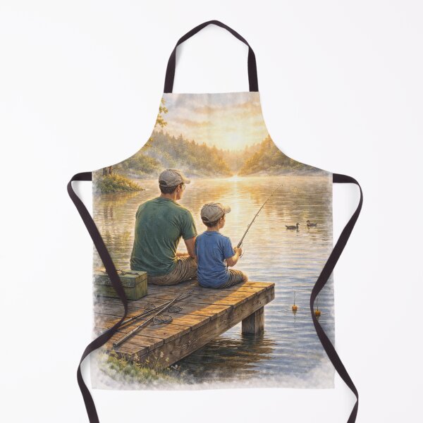 Item preview, Simple Moments – Sunset Fishing on the Dock designed and sold by MIArt Studio.