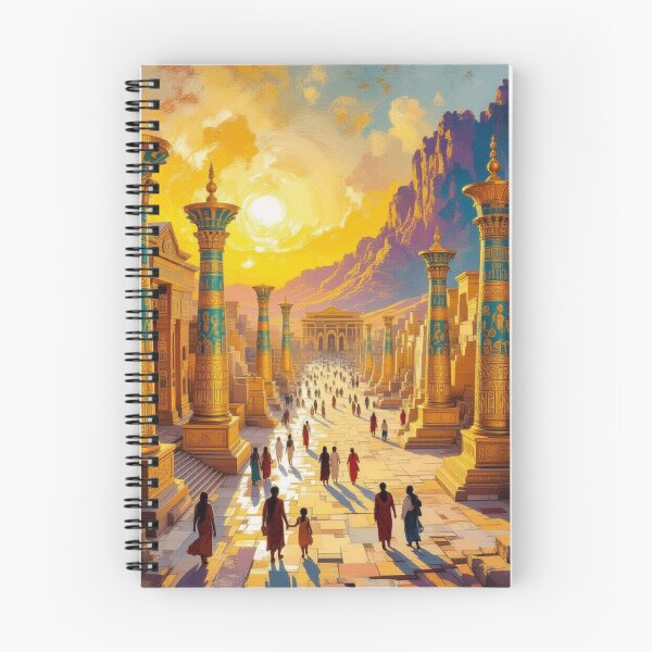 Item preview, Golden Light over Ancient Avenue – A journey through time between myth, architecture and humanity designed and sold by FotoworldEdel.