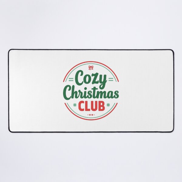 Item preview, Cozy Christmas Club Cute Winter Holiday Typography Design designed and sold by Graphic Therapist.