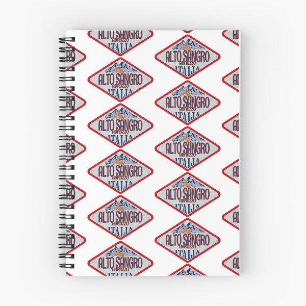 Item preview, Alto Sangro, Abruzzo, L’Aquila, Italy, Italia, Vintage skiing badge design designed and sold by Wanderful-roads.